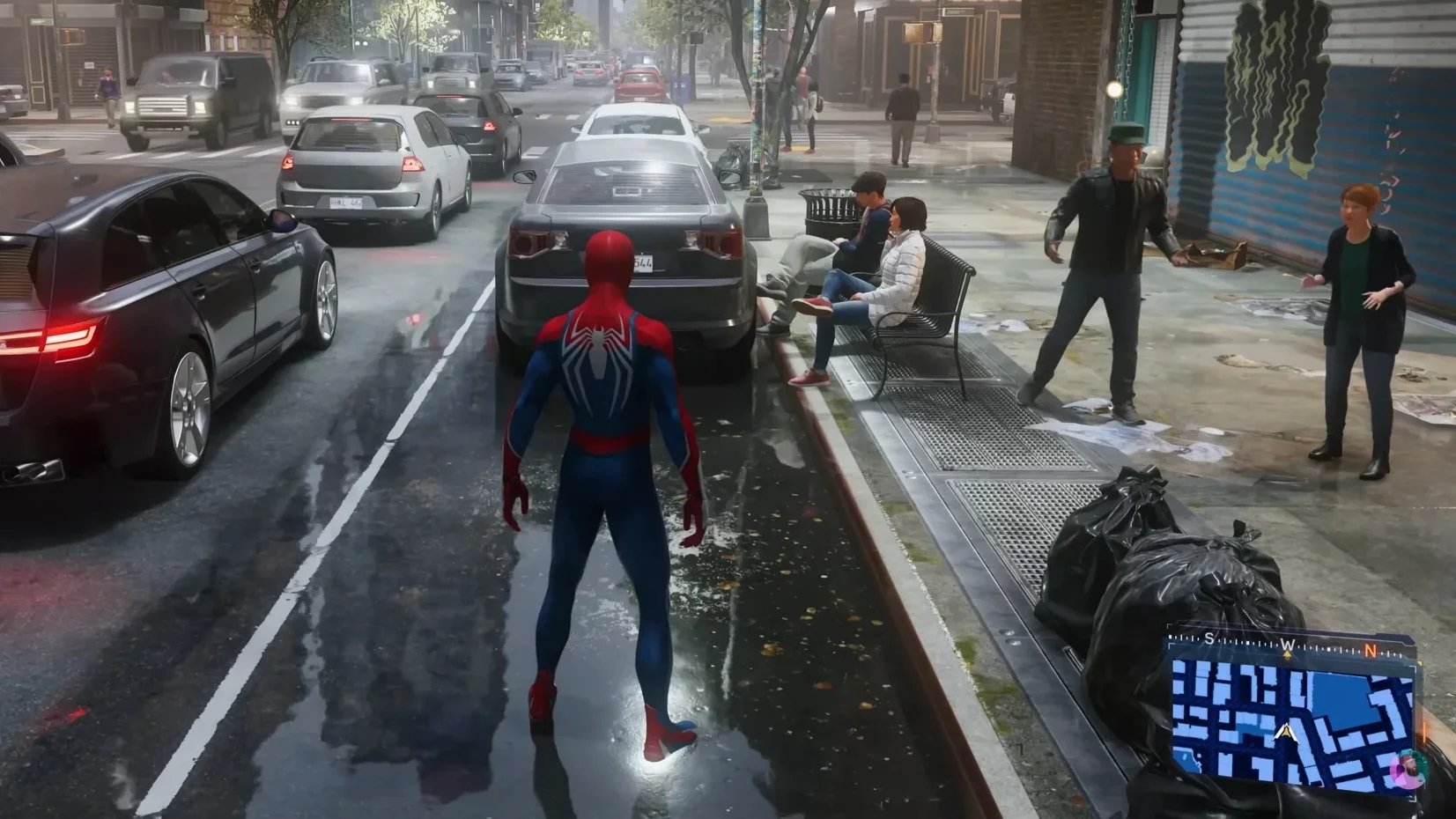 Spider-Man 2 ray tracing and PSSR exclusive gameplay